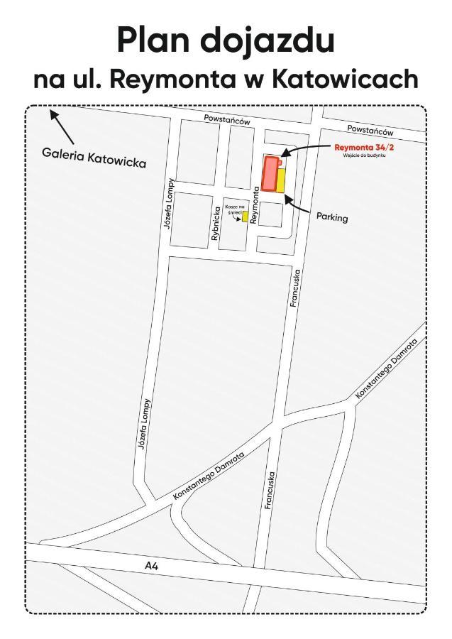 Kairos Apartments - City - Darmowy Parking, Scisle Centrum Katoviçe Dış mekan fotoğraf